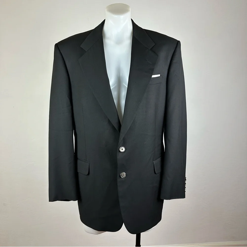 Aquascutum Virgin Wool Regent 100 Sport Coat in Black